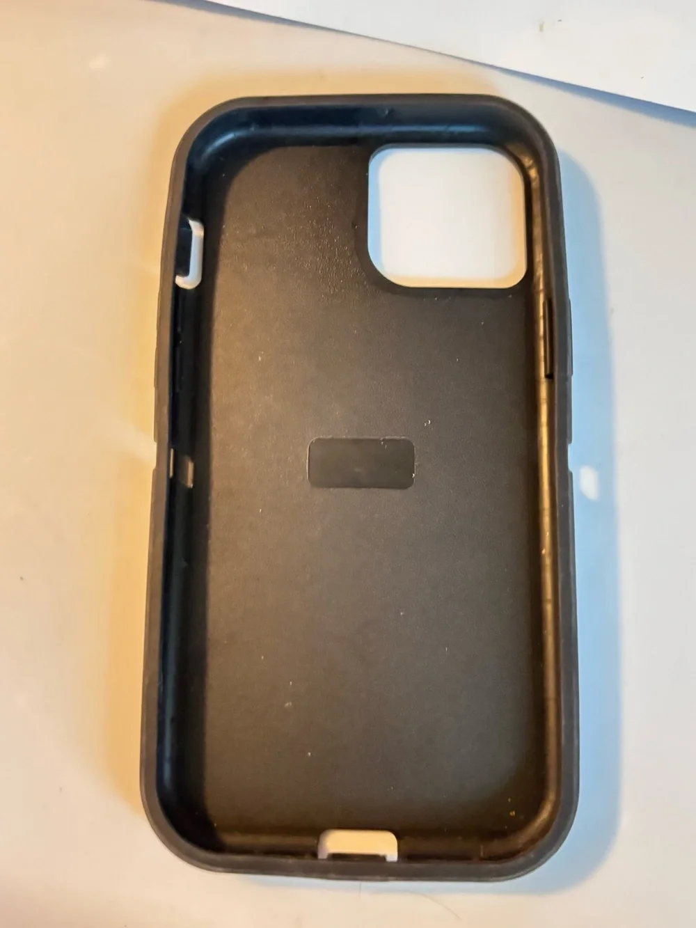 Durable Black Protective Phone Case — Shock-Absorbent Design